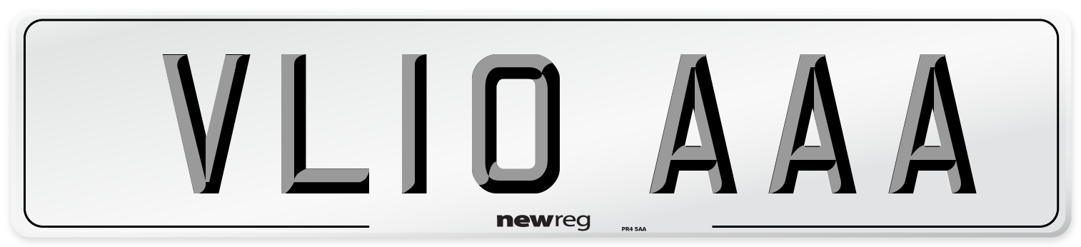 VL10 AAA Number Plate from New Reg